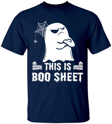 This Is Boo Sheet Ghost Retro Halloween Costume Men Women Shirt