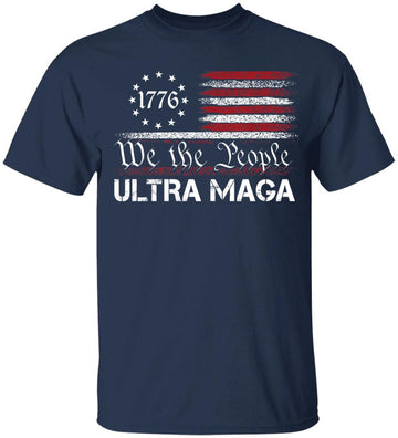 Ultra MAGA - We The People Republican USA Flag Vintage Shirt