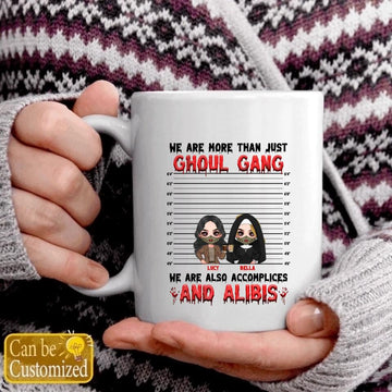 We Are More Than Just Ghoul Gang, Personalized Custom Halloween Mug, Halloween Gift Idea For Friends, Besties, BFF