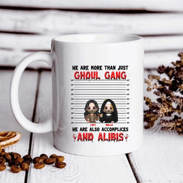 We Are More Than Just Ghoul Gang, Personalized Custom Halloween Mug, Halloween Gift Idea For Friends, Besties, BFF