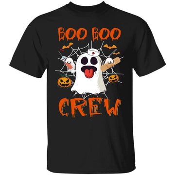 Boo Boo Crew Nurse Ghost Funny Halloween Costume Vintage Shirt