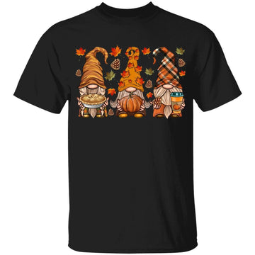 Pumpkin Gnomes Fall Autumn Cute Halloween Thanksgiving Funny Shirt