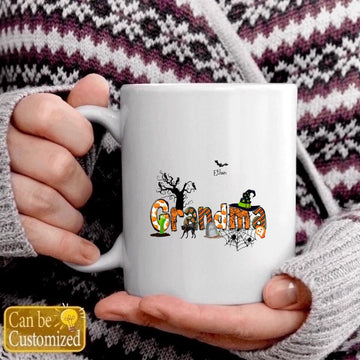 Halloween Custom Coffee Mug Nana Personalized Gift