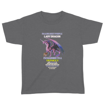 I'm A Big Sexy Purple Lady Dragon I'm Married To A Donkey T-Shirt