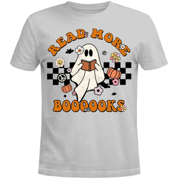 Groovy Halloween Read More Books Cute Boo Read A Book Shirt