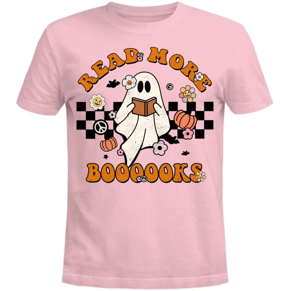 Groovy Halloween Read More Books Cute Boo Read A Book Shirt