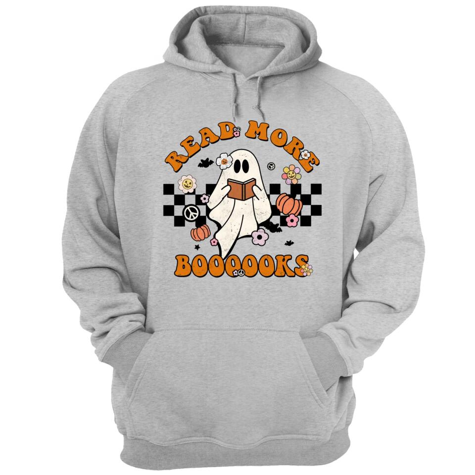 Groovy Halloween Read More Books Cute Boo Read A Book Shirt