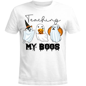 Teaching My Boos Halloween Teacher Kindergarten Teacher Shirt