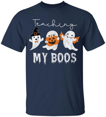 Teaching My Boos Halloween Teacher School Halloween Funny Shirt