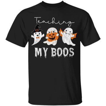 Teaching My Boos Halloween Teacher School Halloween Funny Shirt