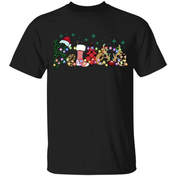 Funny Christmas Shirts Believe In Santa Claus Family Matching T-Shirt