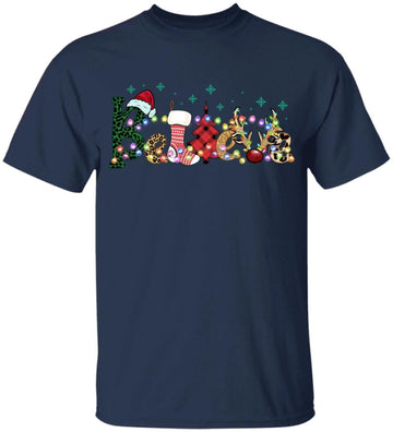 Funny Christmas Shirts Believe In Santa Claus Family Matching T-Shirt