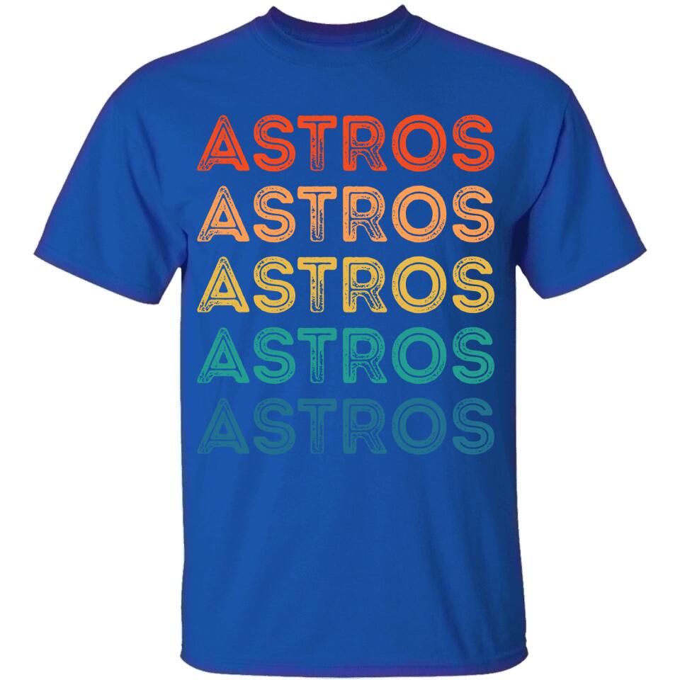 Astros Name Personalized Vintage Retro Gift for Men Women Shirt