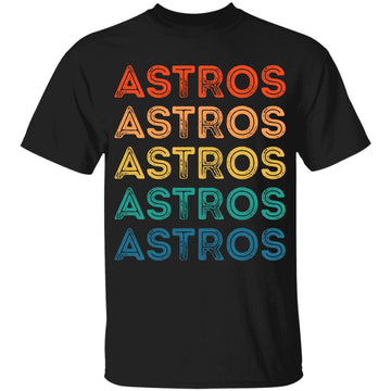 Astros Name Personalized Vintage Retro Gifts Men Women Shirt