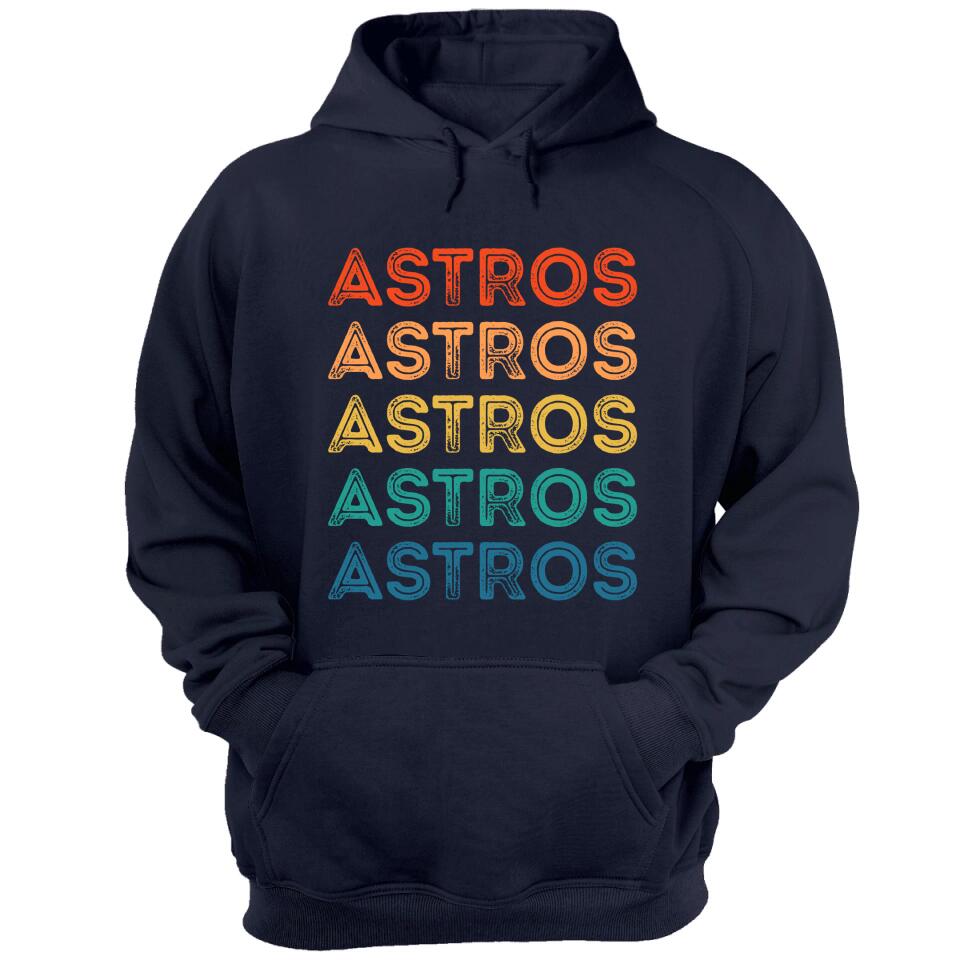 Astros Name Personalized Vintage Retro Gift for Men Women Shirt