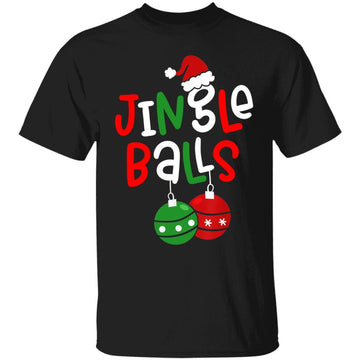 Jingle Balls And Tinsel Tits Funny Matching Christmas Couple Shirt