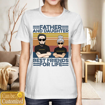 Like Father Like Daughter ...Oh Crap, I'm A Proud Dad Of A Freaking Awesome Daughter Shirt  Personalized Gifts