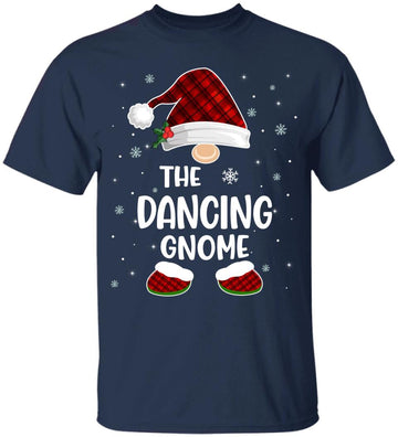 The Dancing Gnome Buffalo Plaid Matching Family Christmas Pajama Shirt