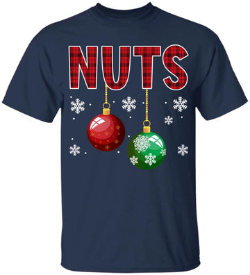 Chest Nuts Matching Chestnuts Funny Christmas Couples Nuts Shirt