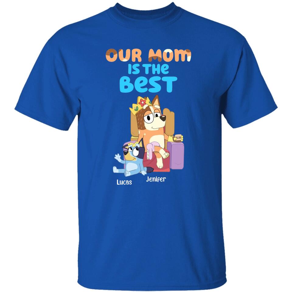 Custom Bluey Dad Shirt Bluey Mom Shirt Perfect Bluey Shirts For Adults Kids Family  Bluey T Shirt - Laughinks