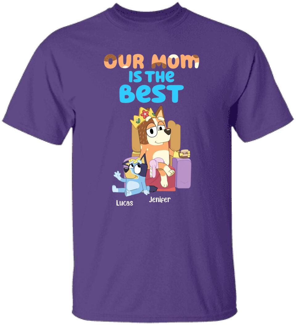 Custom Bluey Dad Shirt Bluey Mom Shirt Perfect Bluey Shirts For Adults Kids  Family Bluey T Shirt - Laughinks