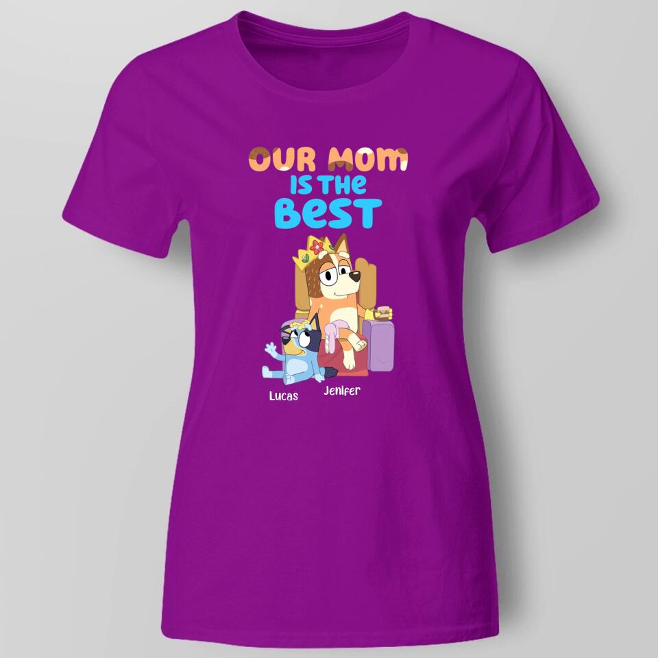 Bluey Party Bluey Mom Shirt Personalized Disney Dog T-shirt 