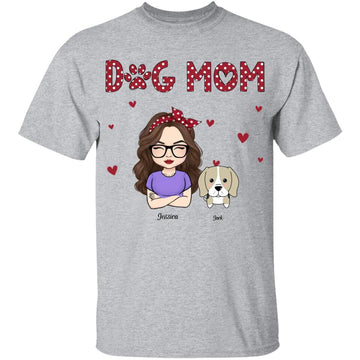 Dog Mom Dog Chibi, Personalized Shirt, Custom Gifts For Dog Lovers