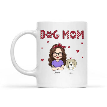 Dog Mom Dog Chibi, Personalized Mugs, Custom Gifts Mugs For Dog Lovers