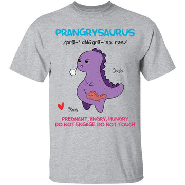 Prangrysaurus Personalized T Shirt, Gift Shirts For Mom, Mother's Day Gift T-shirts