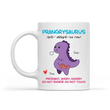 Prangrysaurus Personalized Mugs, Gift Mugs For Mom, Mother's Day Gift Coffee Mugs