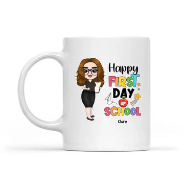 Happy First Day Of School Personalized Mugs Back To School