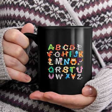 Dinosaurs Alphabets Personalized Mugs - Gift For Son, Daughter - Back To School Gift