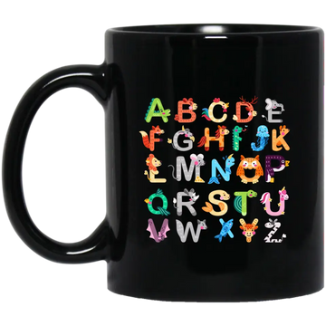 Dinosaurs Alphabets Personalized Mugs - Gift For Son, Daughter - Back To School Gift