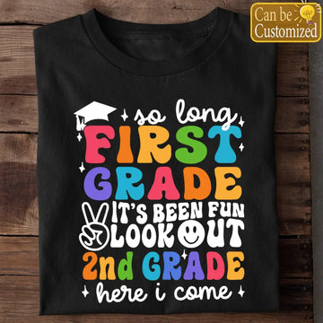 So Long Pre-k It's Been Fun Look Out Kindergarten Here I Come Kindergarten Shirt - Gift For Son, Daughter -  Back To School T-Shirt