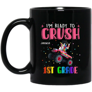 I’m Ready To Rock Kindergarten Personalized Mugs - Gift For Son, Daughter - Back To School