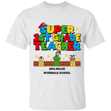 Super Teacher Personalized Shirt - Gift for Teacher - Back To School T-Shirt