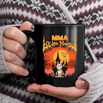 Grandma Mom Of Little Monster Kids Halloween Personalized Mugs Gift For Grandma Mom - Halloween Mug