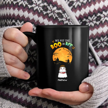 We Put The Boo In BFF Personalized Mug, Boo Friends Mug  - Halloween Gifts, Gift For Best Friends