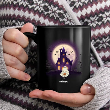 Halloween Ghost Family Personalized Mug - Gift For Family Halloween Mug