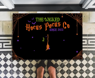 The Wicked Hocus Pocus Personalized Doormat - Best Gift For Halloween