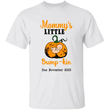 Halloween Mom To Be Mommy’s Little Bump-kin Personalized Shirt Gift For Expecting Mom