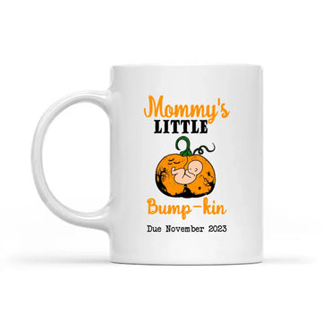 Halloween Mom To Be Mommy’s Little Bump-kin Personalized Mug Gift For Expecting Mom