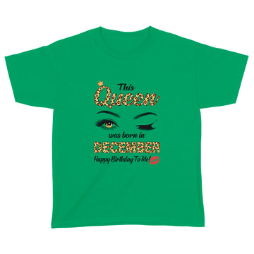 This Queen Was Born In December Funny A Queen Was Born December Shirt