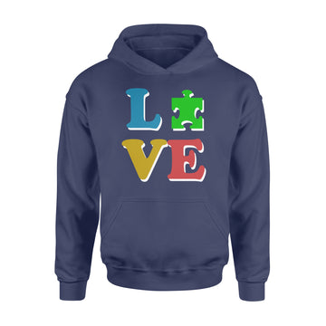 Love Autism Autism Awareness Gifts Shirt - Standard Hoodie