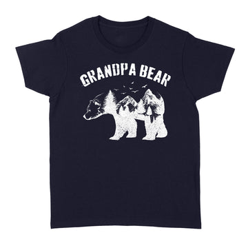 Grandpa Bear Funny Father's Day Gift Papa Best Men Dad Joke Shirt - Standard Women's T-shirt