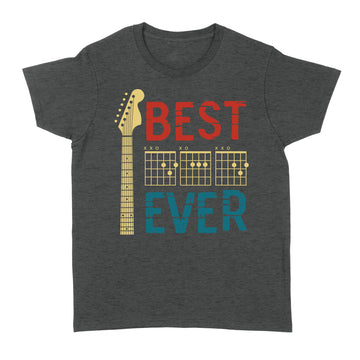 Guitarist Father Best Dad Ever Dad Chord Guitar Vintage Shirt - Standard Women's T-shirt