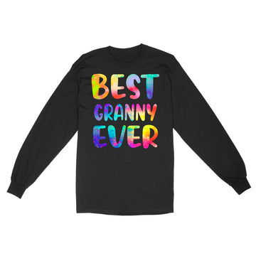 Best Granny Ever Colorful Funny Mother's Day Shirt - Standard Long Sleeve