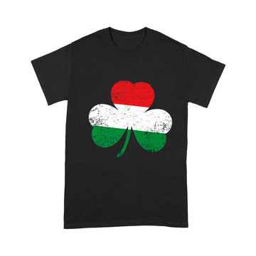 Funny St. Patrick's Day Irish Hungarian Shamrock Flag Gifts T-Shirt - Standard T-shirt