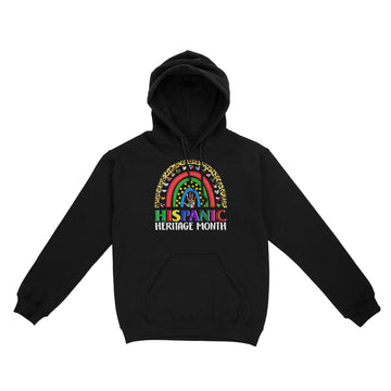 National Hispanic Heritage Month Rainbow All Countries Flags Shirt - Standard Hoodie