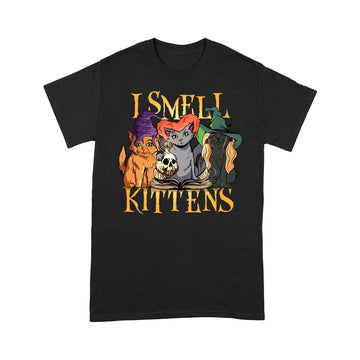 Halloween Witch Cats I Smell Kittens Funny Parody Shirt - Standard T-Shirt